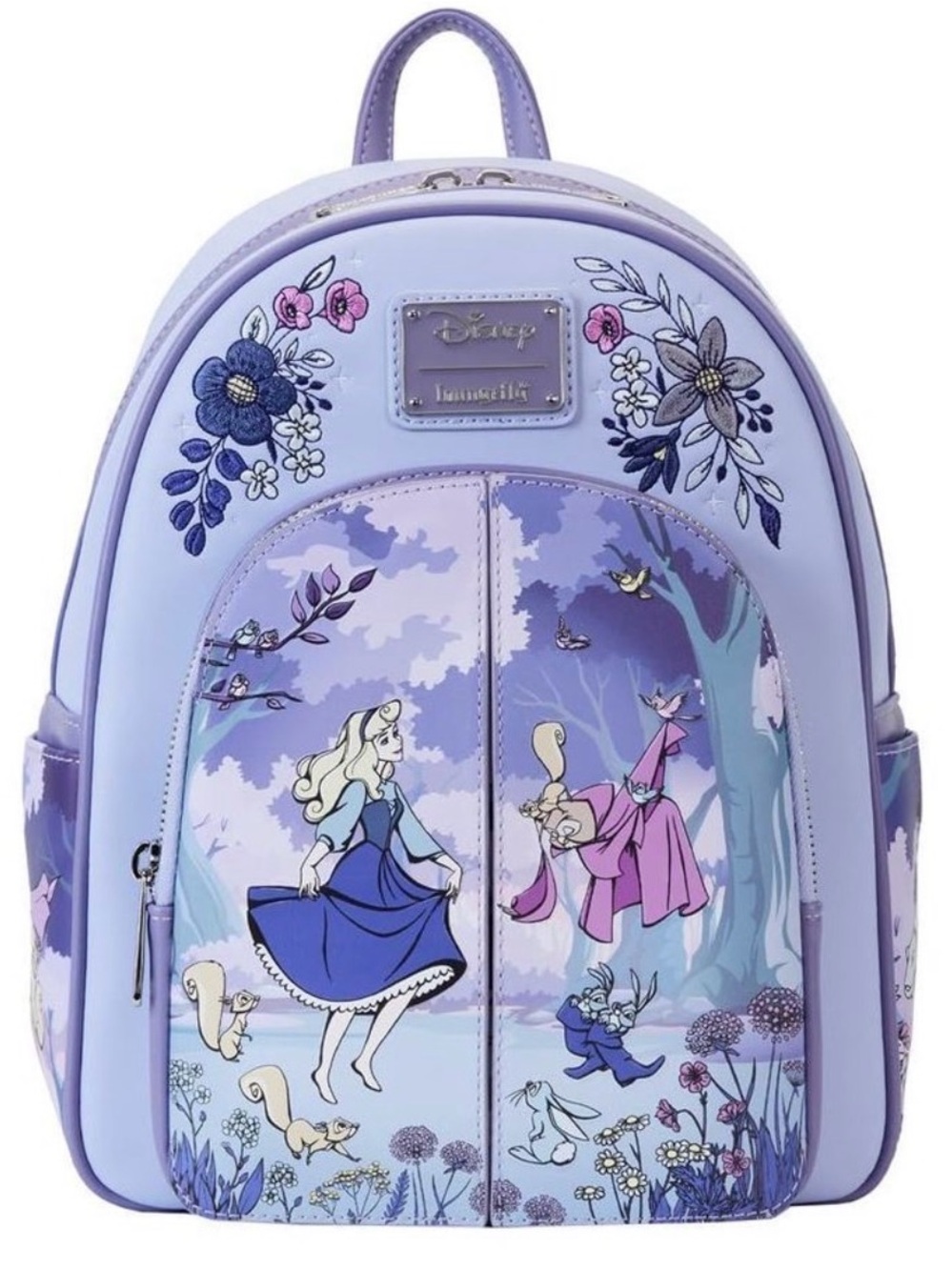 Disney Lavender and Purple Sleeping Beauty Kids Mini Backpack
